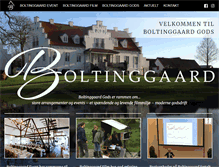 Tablet Screenshot of boltinggaard.dk